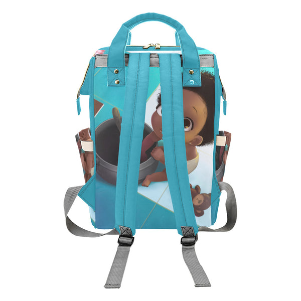 Chocolate Baby Boy Diaper Backpack